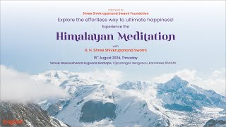 English Translated | Himalayan Meditation | Darshan Shibir | Bangalore, 2024