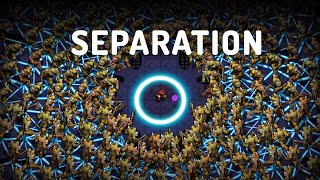 Algorithms for Enemy Separation while Pathfinding