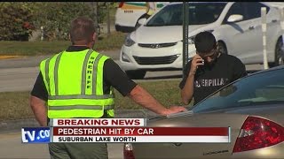 Pedestrian hit, killed in suburban Lake Worth