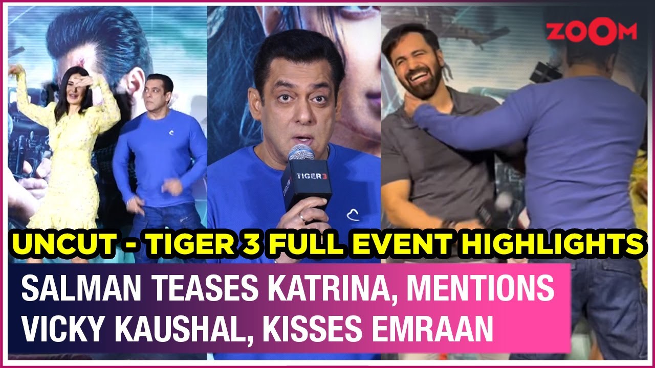 HIGHLIGHTS From Tiger 3 Event | Salman Khan Makes FUN Of Katrina Kaif ...