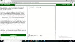 freeCodeCamp-React Create a Simple JSX Element-solution