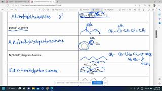 Naming and drawing amines