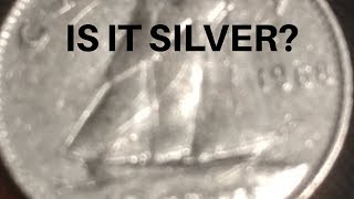 Is a 1968 Canadian dime silver.. Easiest way to test