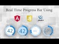 Real time Progress Bar Using Angular | jQuery | JavaScript