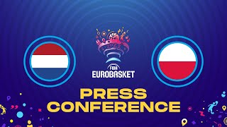 Netherlands v Poland - Press Conference | FIBA EuroBasket 2022