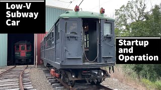 Starting up and Operating a Subway Train | Low-V NYCTA IRT Subway Car: Shore Line Trolley Museum