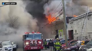 Crews trying to figure out if battery that started massive Bronx fire was legal