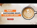 How to Make a Cappuccino (with Barista Sunil)