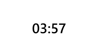 Timer for 3 minutes and 57 seconds