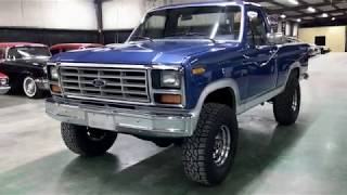 *SOLD* 1985 Ford F150 SWB 4x4 Pickup #A73570