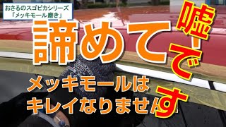 【さるぴか】 メッキモール磨きの最終形  諦めていたドアモール汚れが簡単に落ちる