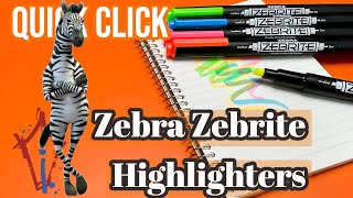 New Highlighters: Zebra's Zebrites: A highlight of your highlighter drawer?