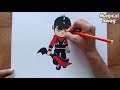 how to draw boboiboy thunderstorm