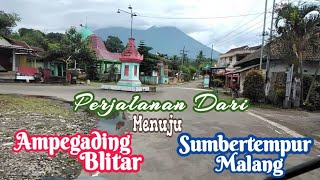 Ampelgading #Blitar menuju Sumbertempur #Malang lewat jalur pegunungan dengan Pemandangan keren⛰😍