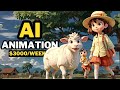 How I Created an Animated Cartoon Video in Just 10 Minute | AI Animation
