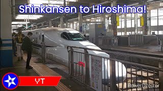 Part 5: Shinkansen from Osaka to Hiroshima! | Travel Vlogs - Japan '23 | Polara YT