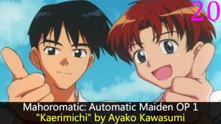 My Top Anime Openings of Fall 2001