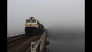 Fog Cutting High Speed 110KMPH 12051 GOA Jan Shatabdi Express : Konkan Railways