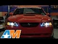 1999-2004 Mustang Black Projector Headlights - Dual LED Halo Review & Install