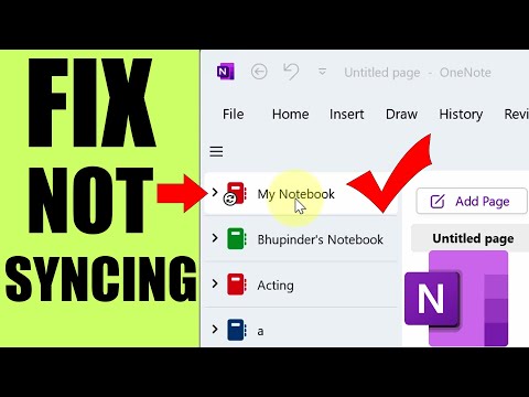 OneNote NOT SYNCING FIX