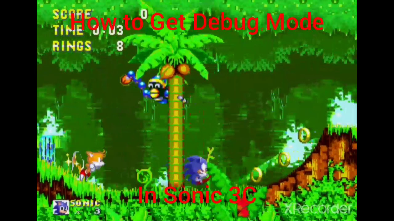 How To Get Debug Mode In Sonic 3C - YouTube