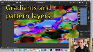 Affinity Photo tutorial : Gradients and pattern layers combined for amazing imagery