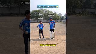Jasprit bumrah and Ishan Kishan funny moment😂 #cricket #shorts