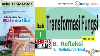 Refleksi Vertikal Hal 19-23 Bab 1 TRANSFORMASI FUNGSI Kelas 12 SMA SMK Kurikulum Merdeka