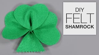 How to Make an Easy Felt Shamrock