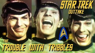 Star Trek: Outtake - The Trouble With Tribbles - Spock's Facial Expressions Are Priceless