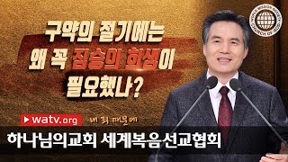 [하나님의교회 설교] 내 죄 때문에 | 하나님의 교회