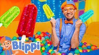 Fruit Popsicles and Indoor Playgrounds with Blippi! | Food & Fun Play | Educatio
