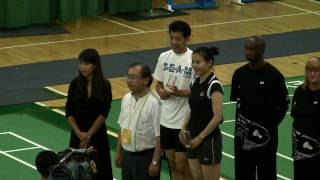 2009 Yonex/OCBC U.S. Open - XD Final - Trophy Presentation