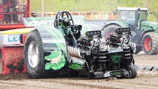 Light Modified 2500kg at 2. DM 2022 on Allingåbro Motor Festival | Great Action | Tractor Pulling DK