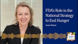 FDA role in national strategy to end hunger