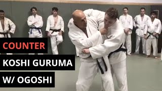 How to counter Koshi Guruma with Ogoshi in Judo / BJJ