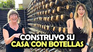 Soñaba con vivir frente al MAR y construyó una CASA CON BOTELLAS | Balneario Los Ángeles, Necochea