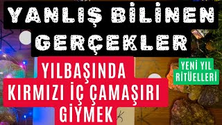 YILBAŞINDA KIRMIZI İÇ ÇAMAŞIRI GİYMEK / KIRMIZI KÜLOT RİTÜELİ / YENİ YIL RİTÜELLERİ