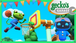 Basketball Boo Boo | Gecko's Garage | Trucks For Children | Cartoons For Kids