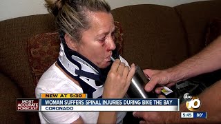 Woman badly injured during Bike the Bay