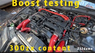 Prepping the 300zx | More boost testing