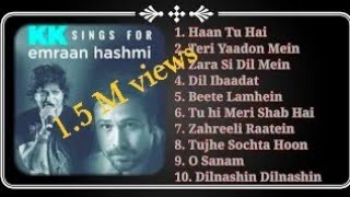 Best of Imraan Hashmi and KK playlist 2022||Superhit Jukebox|Audio Hindi collection 2022| kk  songs