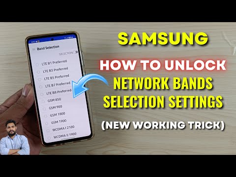 Samsung Galaxy Devices: Unlock Network Band Selection Settings (New Method 2023)