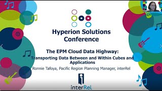 The EPM Cloud Data Highway - Transporting Data Between and Within Cubes and Applications