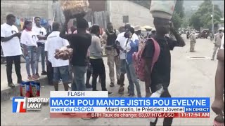 🔴  FLASH - Plizyè dizènn moun pran lari pou mande anba Kidnaping