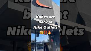 KOBES ARE BACK AT NIKE OUTLETS?! 🤷🔥🥹