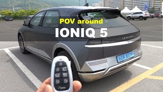 2022 Hyundai Ioniq 5 2WD Long Range POV interior and exterior