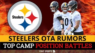 Pittsburgh Steelers Rumors: Top Position Battles In Steelers OTA’s Ft Kenny Pickett & George Pickens