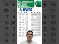 Fill formulas but keep formats #Excel #excelshortcuts #excelformula #tutorial