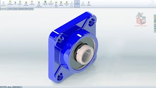 How to design UCF Bearing in SolidWorks | SolidWorks Share